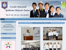 Tablet Screenshot of escuelaindustrial.cl